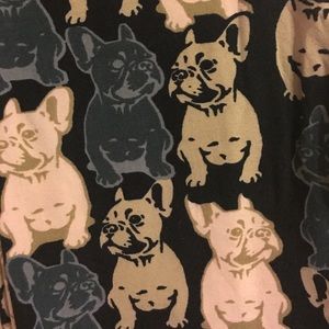 French Bulldog leggings worn once