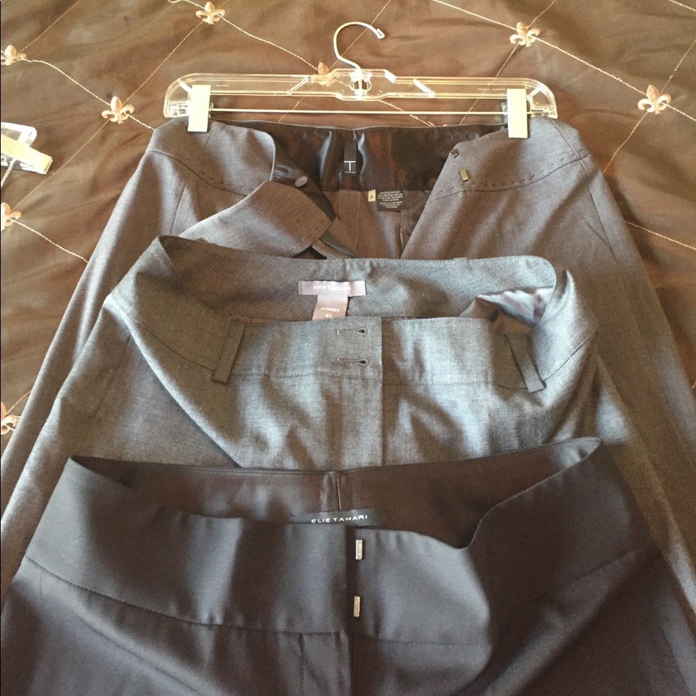 A bundle of great designer work pants.