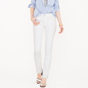 J. Crew Matchstick White Jeans