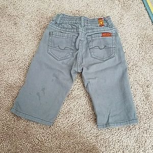 Seven for all mankind gray jeans