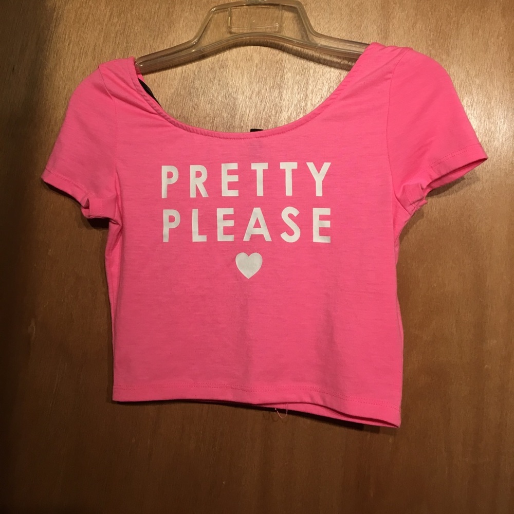 Pink Crop Top
