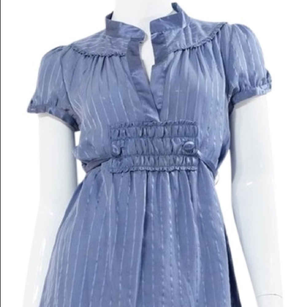 Marc Jacobs Blue Silk Top - Size 2