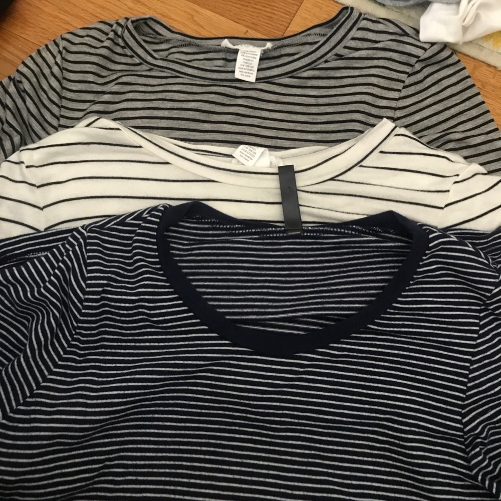 Full tilt shirts baby white grey. All three