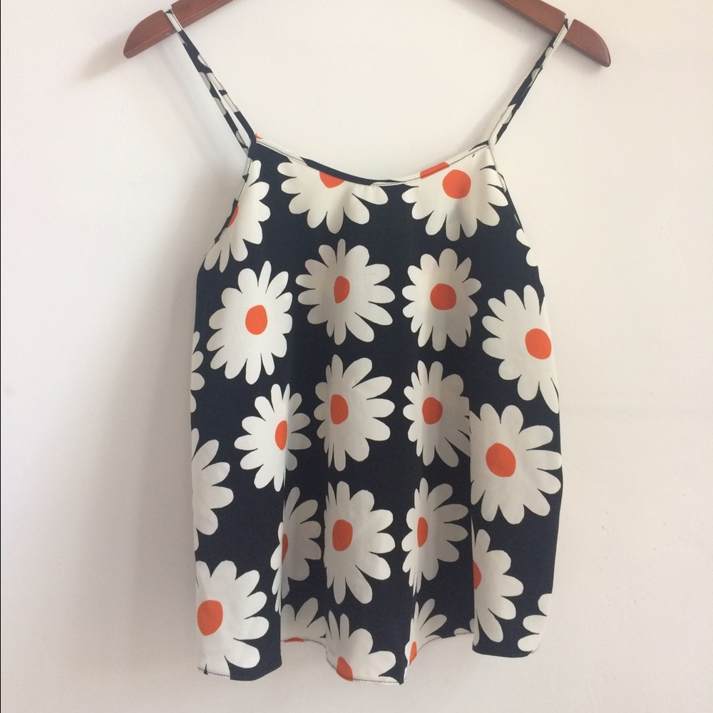 Top Shop Daisy Tank Top Sz 0