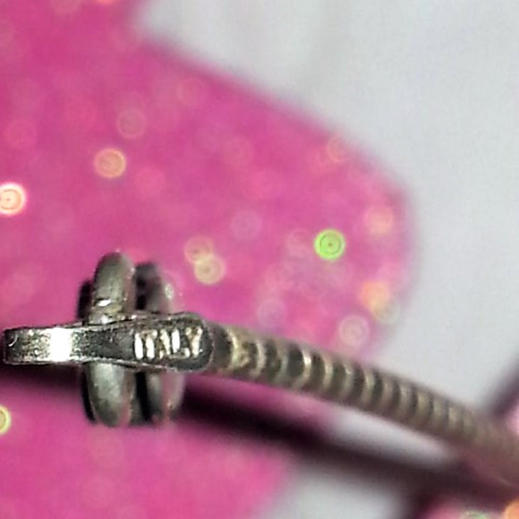 Sterling Silver Cross Earrings, Pendant & Necklace - Picture 5 of 6