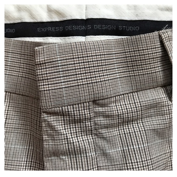 Express producer checkered gray pants - Picture 3 of 3