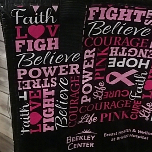 Pink Breast Cancer Awareness Insulated Bag - Picture 3 of 6