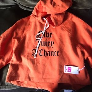 New Cropped Juicy Couture Hoodie.