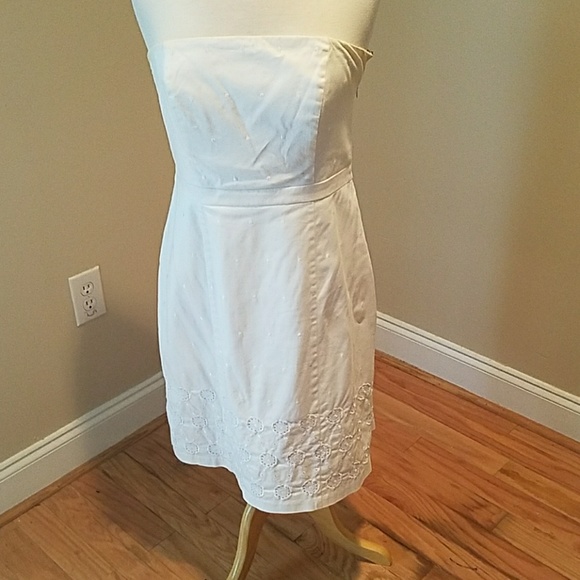 White strapless sundress - Picture 1 of 4
