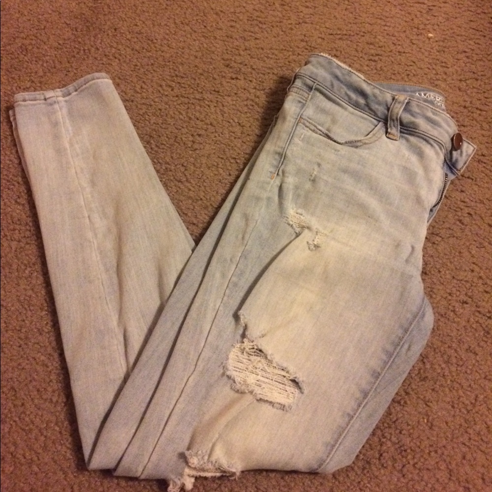 American Eagle Distressed Skinny Jeans