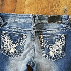 VIGOSS Jeans waist 28 size 6 inseam 33