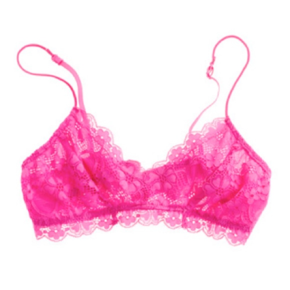 NWT HONEYDEW FOR MADEWELL FLORAL LACE BRALETTE. S