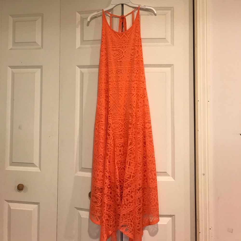 Bright Orange Summer Dress