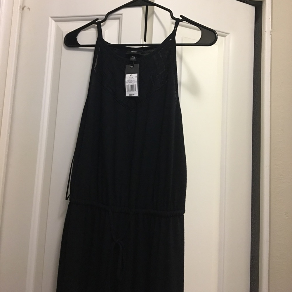 Black maxi dress