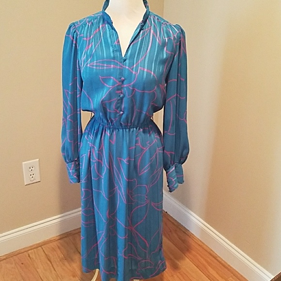 Vintage work dress - Picture 1 of 3