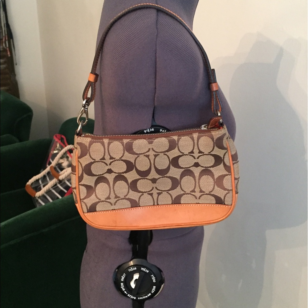 Gently worn, in great shape Coach mini bag