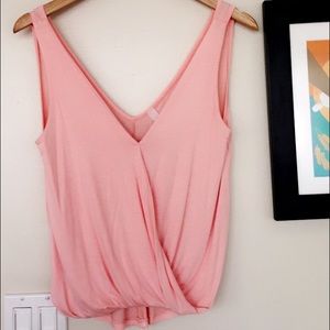 Adorable pink cotton tank