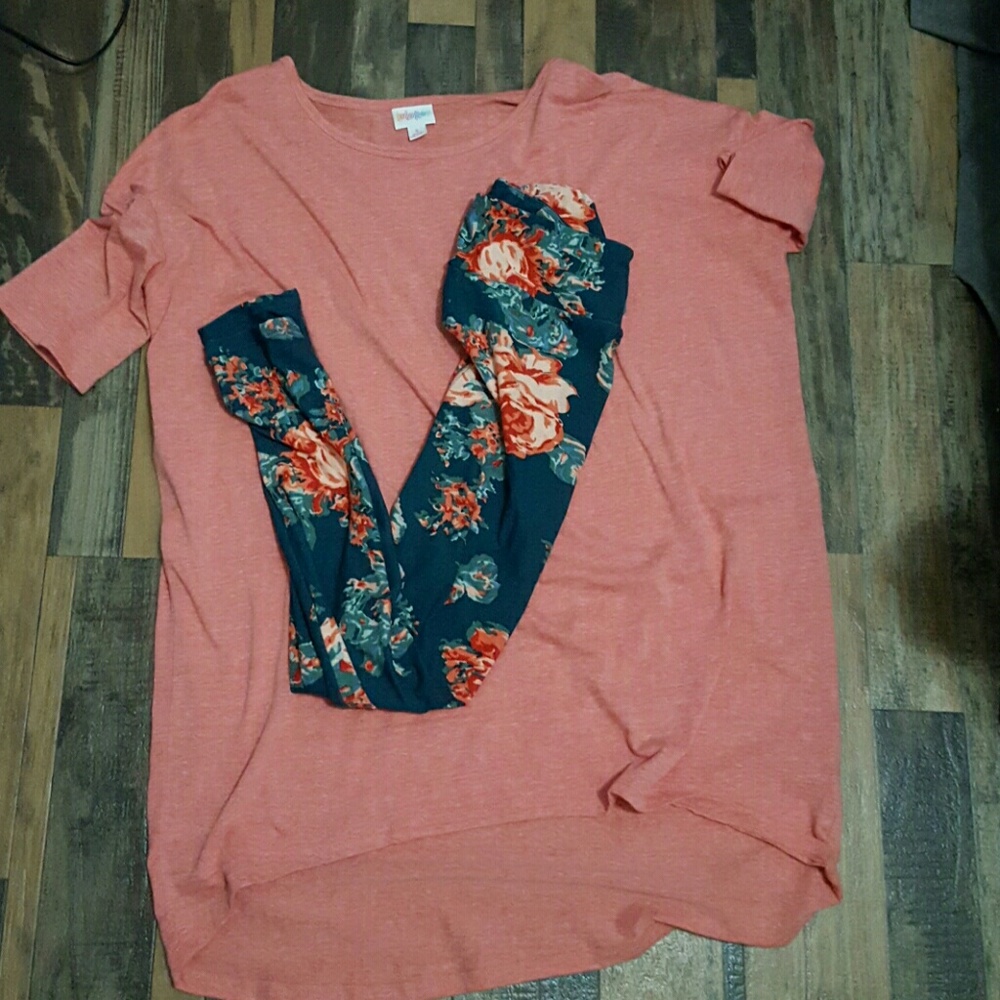Lularoe outfit small irma os leggings