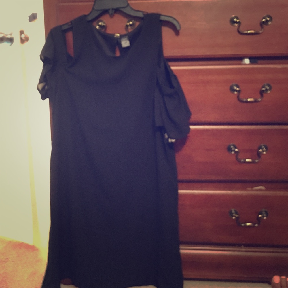 Cold shoulder dress