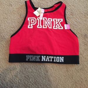 Pink Sports Bra