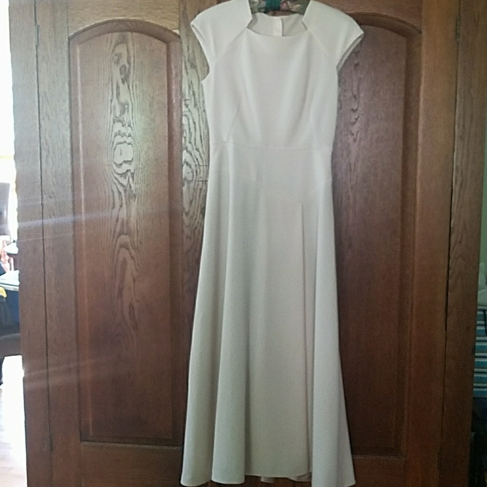 LK Bennet Dusty Pink Cap Sleeve Dress