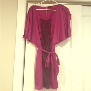 Francesca's chiffon purple dress