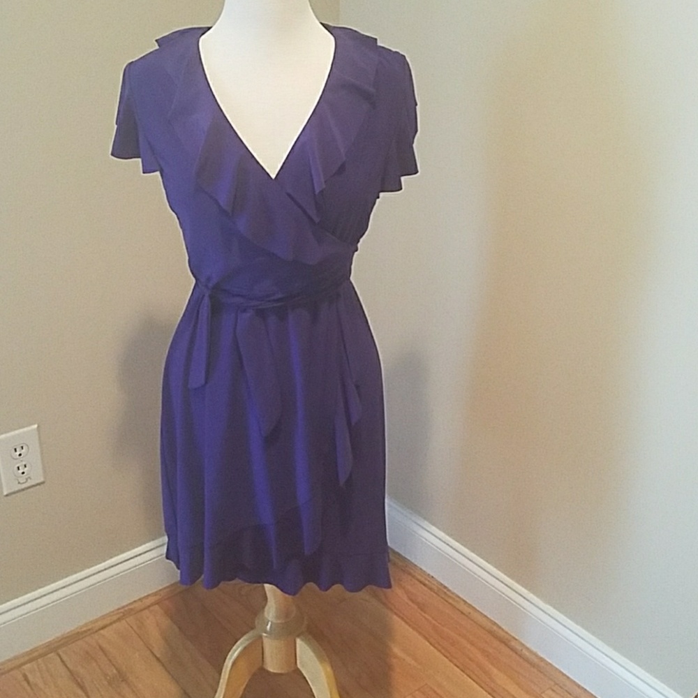 Purple frills dress