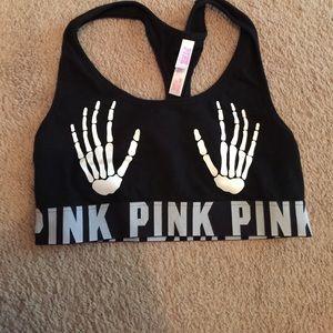 Pink Sports Bra