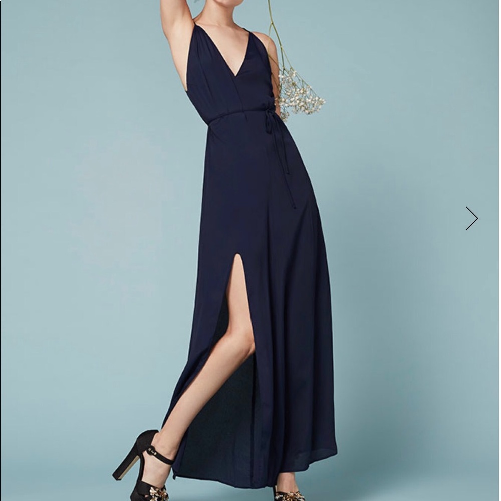 Reformation Maxi Dress - Navy