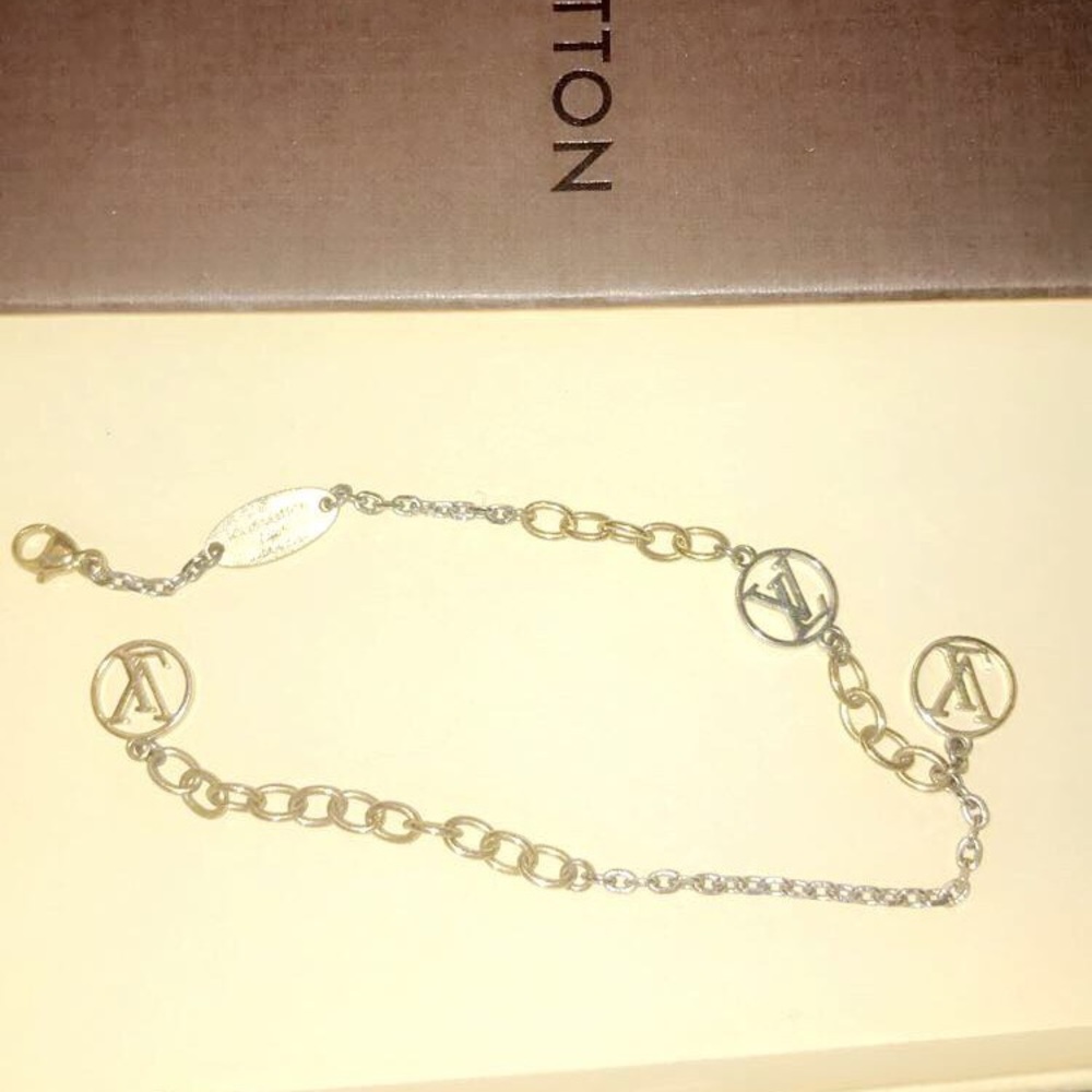 Louis Vuitton two toned bracelet