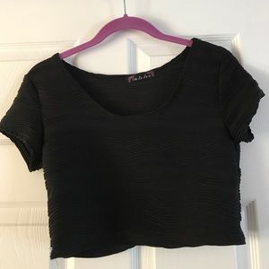 Black Crop Top