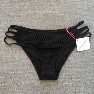 Vanilla Beach Black Swimsuit Bottoms