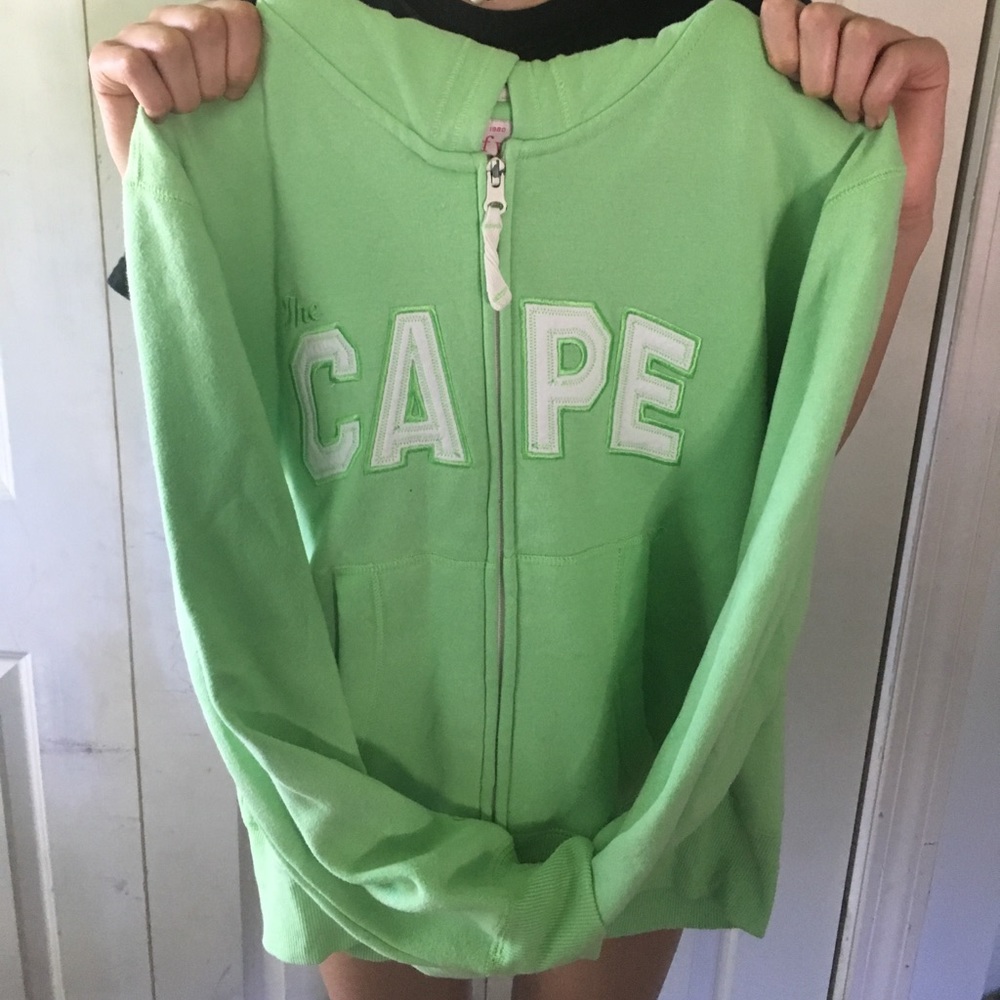 Fleece lined hoodie.