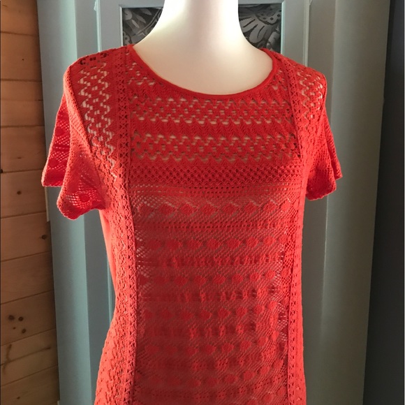 LUCKY Brand Blouse w/Crocheted design. NEW w/Tags! - Picture 4 of 7