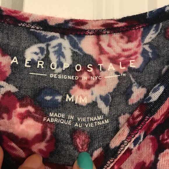 Rose Patterned Layering T - Picture 2 of 3