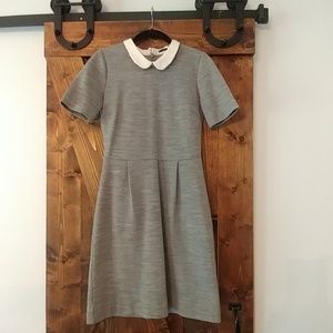 J Crew Wool Blend with SilkPeter Pan Collar Dress!