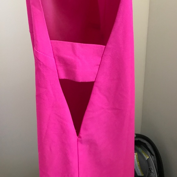 Pink dress with zip back and side cut outs - Picture 3 of 3