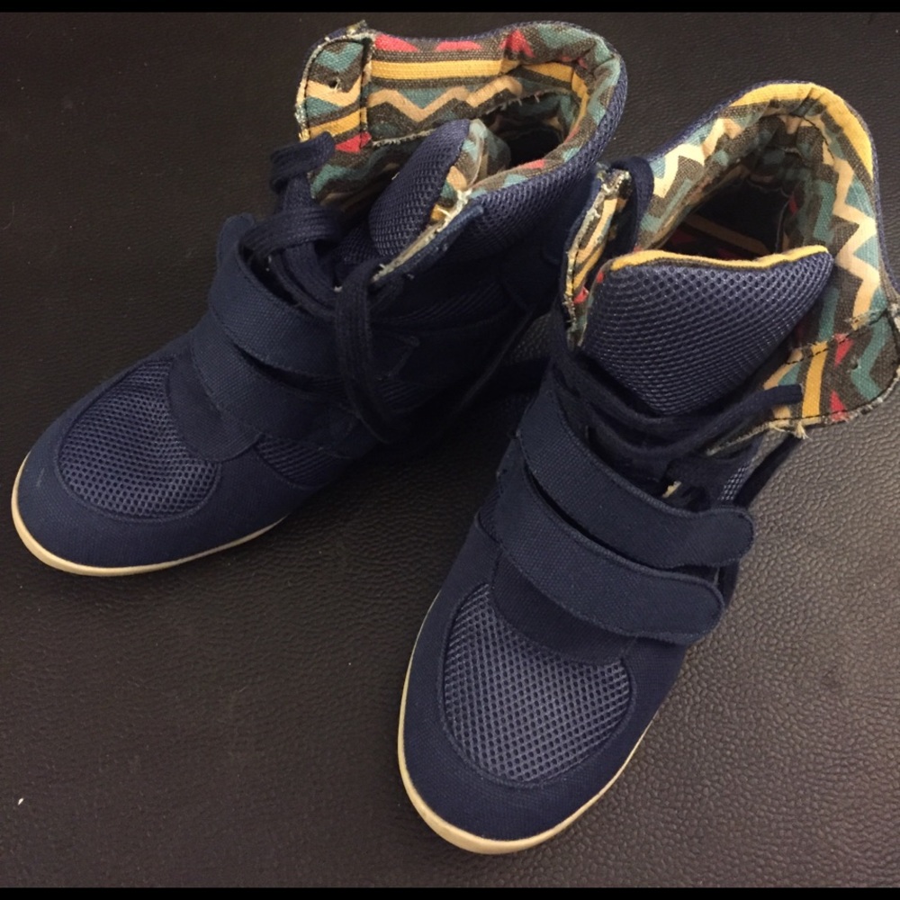 Rampage NEW blue wedge sneakers 8 Style GIADA