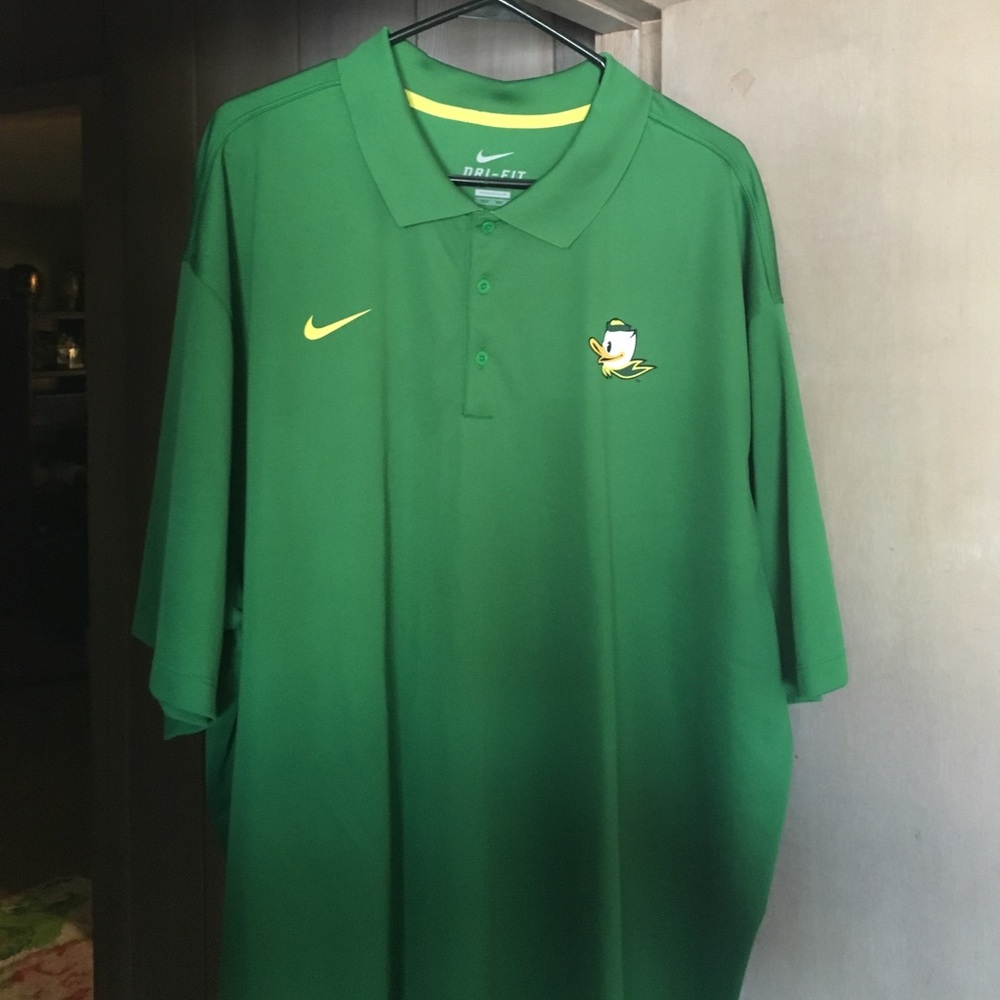 Nike dri-fit polo shirt. Oregon ducks