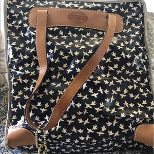 Fossil Coated Canvas Tote