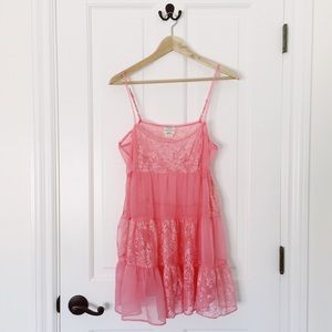 Intimately Free People Pink Slip Dress