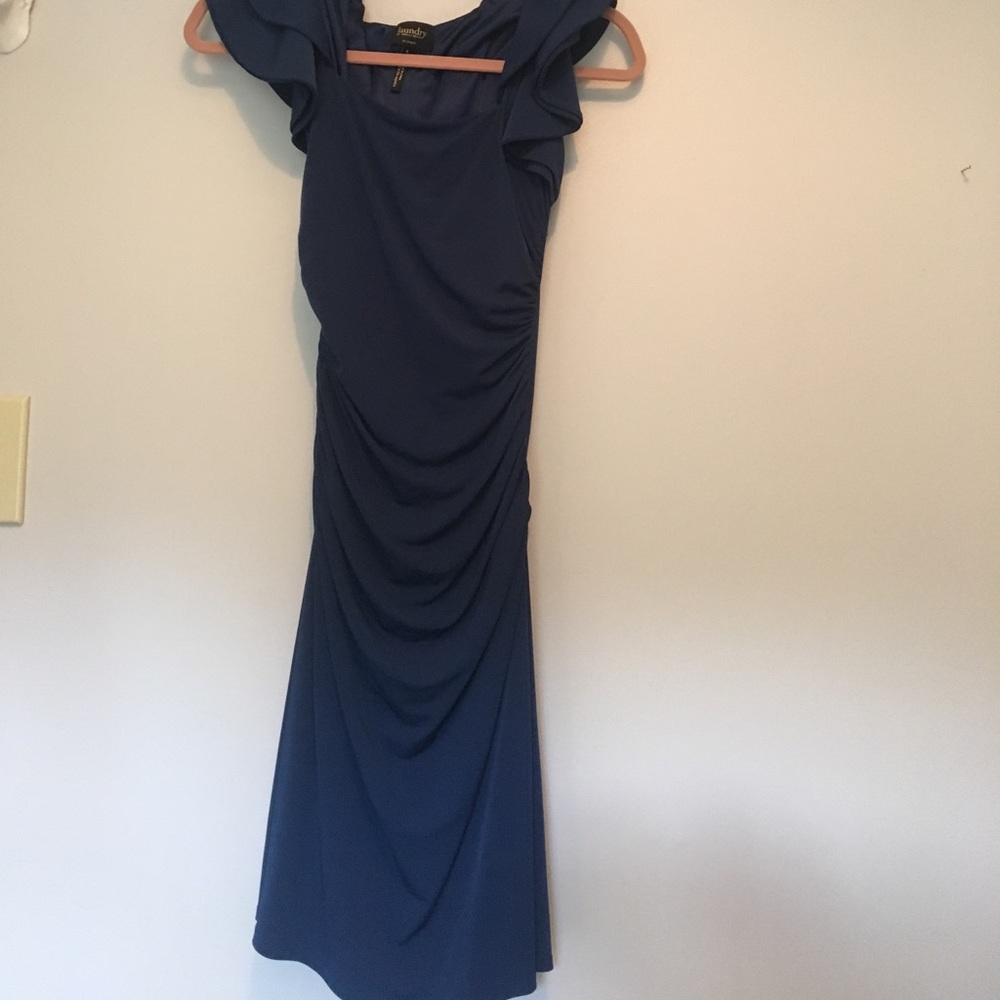 Laundry by Shelli Segal blue dress