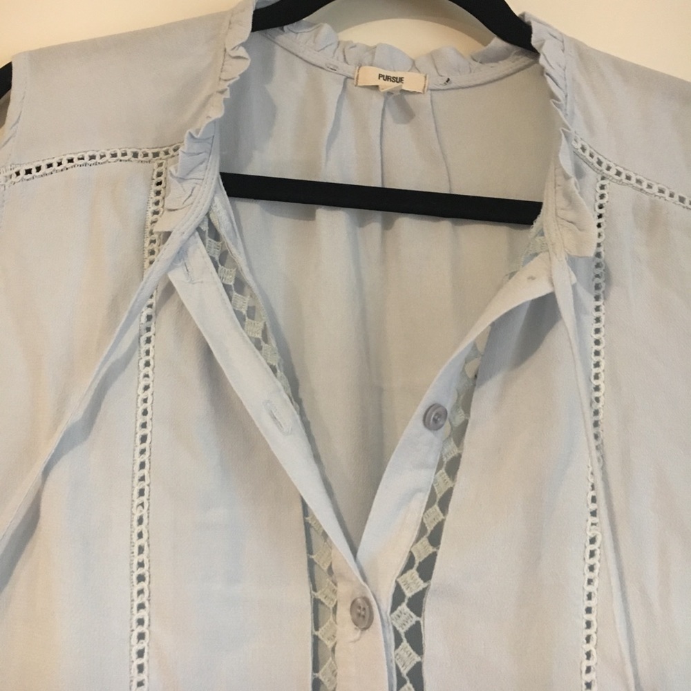 Light blue blouse!:) - Picture 3 of 4