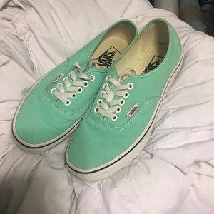 Teal Vans💫