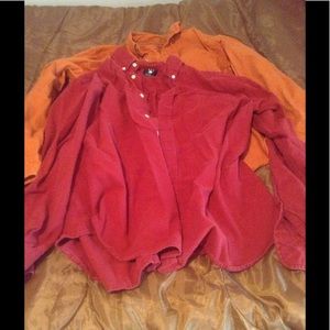 2 XL button up shirts bundle