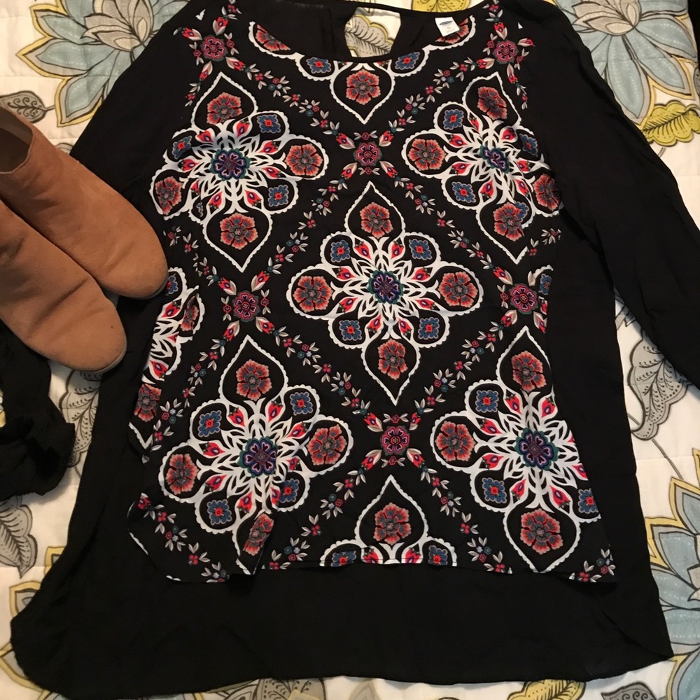 Flowery Blouse