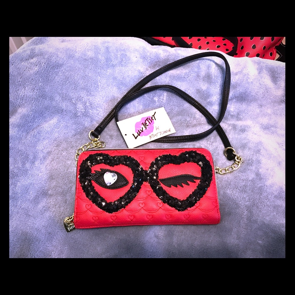 Flirty Luv Betsy Johnson clutch/ wallet