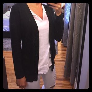 Black cardigan