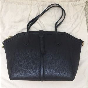 J. Crew Black Leather Handbag