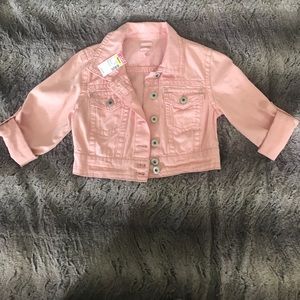Highway jeans pink jean jacket